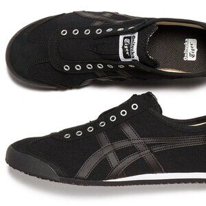 Onitsuka Tiger Mexico 66 Slip On Sneakers Black, Size 8.5 Men's/10 Women's - New